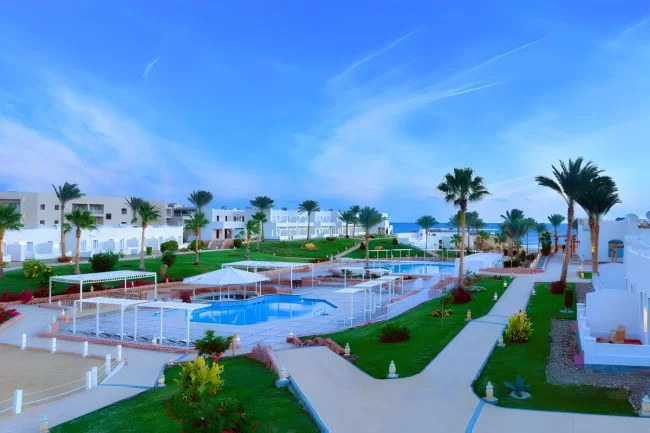 Deal voor all inclusive Jaz Soma Beach Hotel.